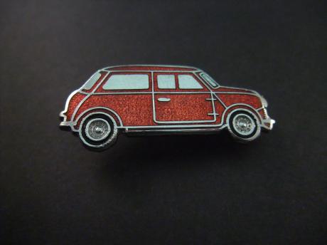 Mini Cooper kleine Brits automerk rood